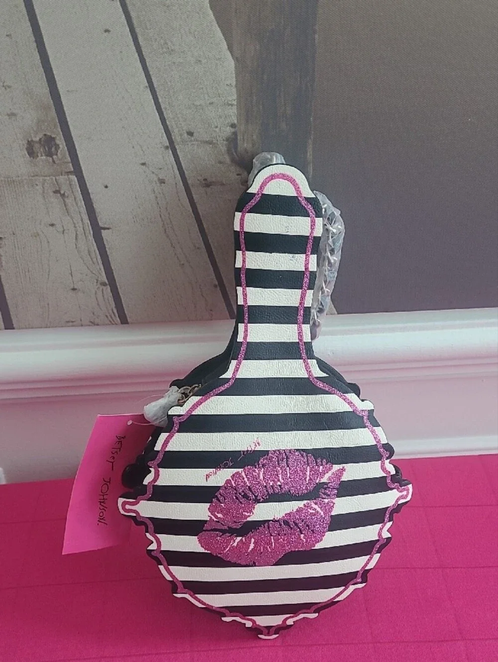 Betsey Johnson Mirror Wrislet With Flaws.